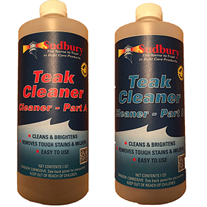 Sudbury Teak Cleaner Kit - 1-Quart Each of Part A & Part B