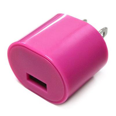 1amp USB Wall Charger Pink