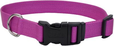 Adjustable Nylon 5/8' Dog Collar W/Tuff Buckle-Orchid, Neck Size 10'-14'