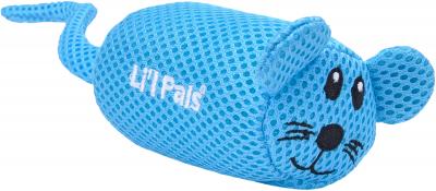 Lil Pals 5' Mesh Dog Toy-Mouse-Blue