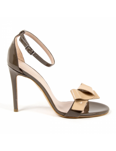 V 1969 Italia Womens Ankle Strap Sandal Taupe BEATRIZ