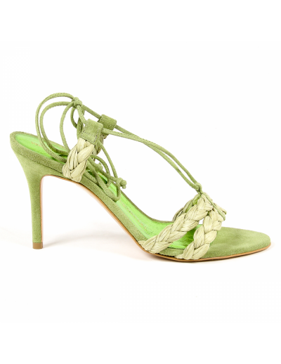 V 1969 Italia Womens Sandal Green LETITIA