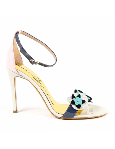V 1969 Italia Womens Ankle Strap Sandal Multicolor CATALINA
