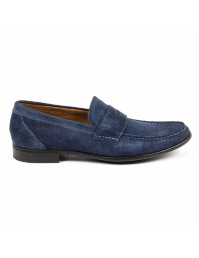 V 1969 Italia Mens Loafer Blue LEONARDO