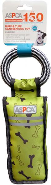 ASPCA Ruff & Tuff Canteen Dog Toy-Green