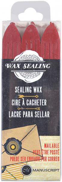Sealing Wax 3/Pkg-Red