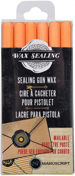 Sealing Wax Gun Sticks 6/Pkg-Peach