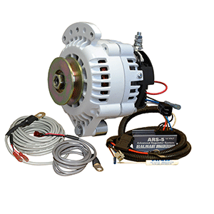 Balmar 621 Series Alternator - Spindle Mount(Single Foot) Charging Kit - 70A - 12V