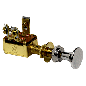Cole Hersee Push Pull Switch SPDT Off-On1-On1&2 3 Screw