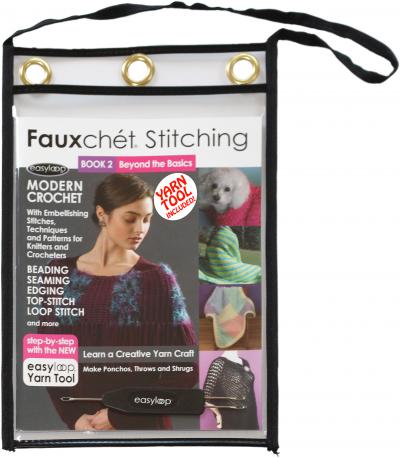 Fauxchet Easyloop Yarn Tool & Fauxchet Stitching Book 2-Beyond The Basics