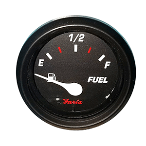 Faria Professional 2' Fuel Level Gauge - Red