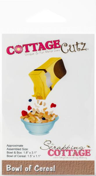 CottageCutz Die-Bowl Of Cereal, 1.1' To 3.1'