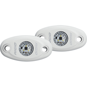 RIGID Industries A-Series White High Power LED Light - Pair - Blue