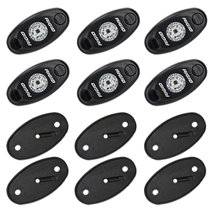 RIGID Industries A-Series 6 Boat Deck Light Kit - Red
