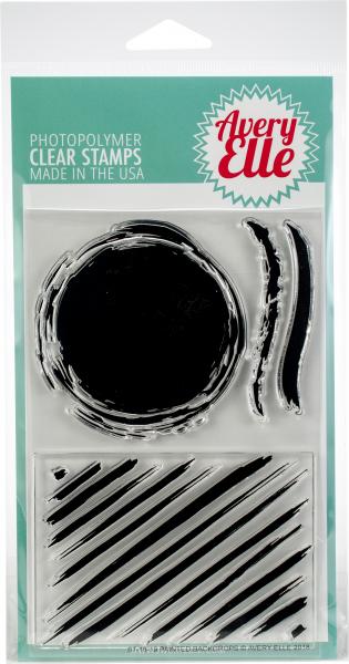 Avery Elle Clear Stamp Set 4'X6'-Painted Backdrops