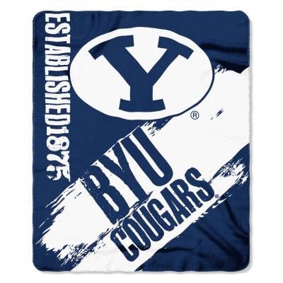 BYU OFFICIAL Collegiate 'Painted' Fleece Throw