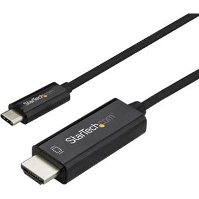 2m USB C to HDMI Cbl Black