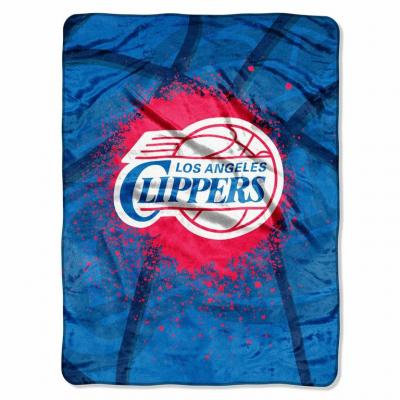 Clippers OFFICIAL National Basketball Association, 'Shadow Play' 60'x 80' Raschel Throw  by The Northwest Company