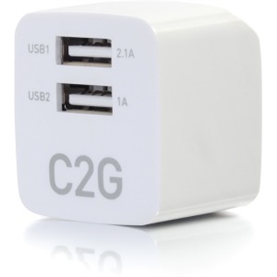 USB AC ADAPTER 2.1A DUAL PORT