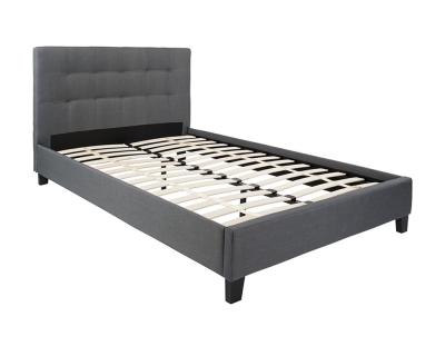 Flash Furniture Chelsea Full Size Upholstered Platform Bed in Dark Gray Fabric