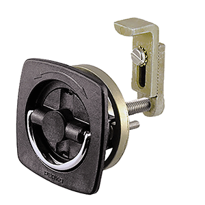 Perko Flush Latch - Non-Locking - 2.5' x 2.5' w/Offset Adjustable Cam Bar