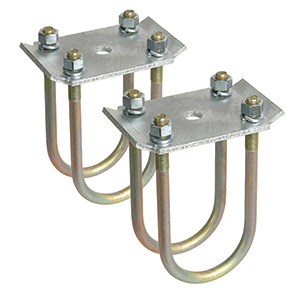 C.E. Smith Axel Tie Plate Kit f/3' Round Axel