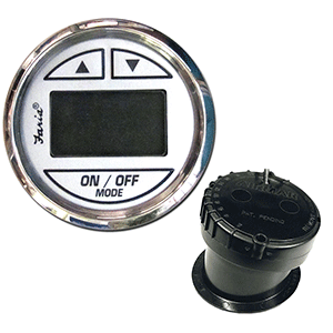 Faria Chesapeake White 2' Depth Sounder w/In-Hull Transducer