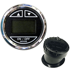 Faria Chesapeake Black 2' Depth Sounder w/In-Hull Transducer