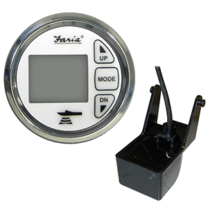 Faria Chesapeake White 2' Dual Depth & Temp Sounder w/Transom Mount Transducer