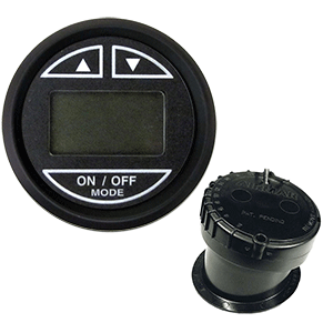 Faria Euro Black 2' Depth Sounder w/In-Hull Transducer