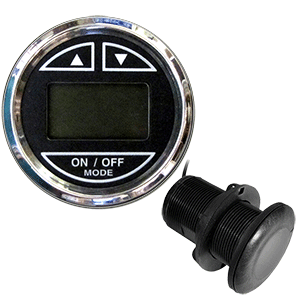 Faria Chesapeake Black 2' Depth Sounder w/Thru-Hull Transducer