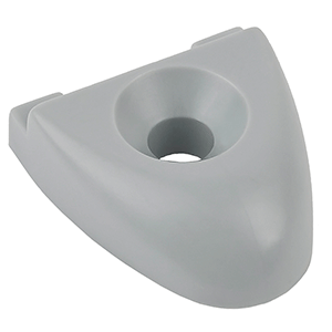 SChaefer T-Track Endstop for 1-1/4' Track - Grey