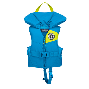 Mustang Lil' Legends 100 Child Foam PFD - 33-55lbs - Azure Blue