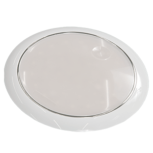 CLOSEOUT - Innovative Lighting 5' Round 42 Cool White LED w/Touch Switch - White Bezel - 12/24V