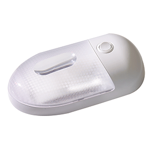 CLOSEOUT - Innovative Lighting 18W Incandescent Ceiling Dome Light - Single - White Case - 12V