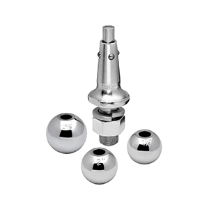 Draw-Tite Interchangeable Hitch Ball w/ 1' Shank - 1-7/8', 2', 2-5/16' Balls