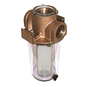 GROCO ARG-1250 Series 1-1/4' Raw Water Strainer w/Non-Metallic Plastic Basket