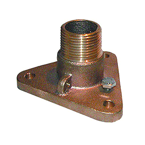 GROCO 2' Bronze NPS to NPT Flange Adapter