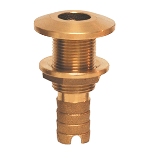 GROCO Bronze Hose Barb Thru-Hull Fitting - 1-1/4'