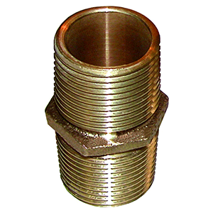 GROCO Bronze Pipe Nipple - 1' NPT