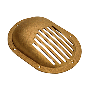 GROCO Bronze Clam Shell Style Hull Strainer w/Mount Ring f/Up To 1' Thru Hull