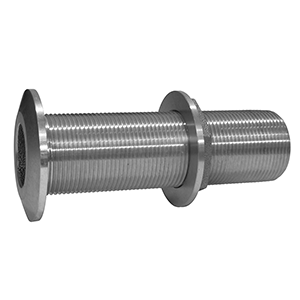 GROCO 3/4' Stainless Steel Extra Long Thru-Hull Fitting w/Nut