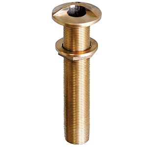 GROCO 3/4' Bronze Extra Long High Speed Thru-Hull Fitting w/Nut