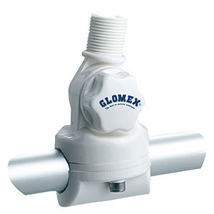 Glomex Nylon Rail Mount w/Knobs f/7/8' to 1' Railing - 1' - #14 Thread