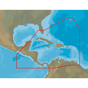 C-MAP NA-Y065 Caribbean & Central America -microSD™/SD™