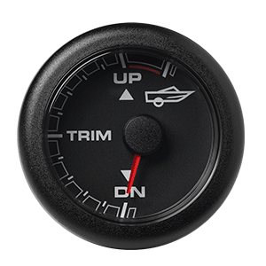 VDO Marine 2-1/16' (52MM) OceanLink® Engine Trim Gauge - Black Dial & Bezel