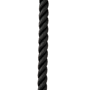 New England Ropes 1/2' X 35' Premium Nylon 3 Strand Dock Line - Black