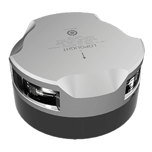 Lopolight Masthead, Anchor & Stern Light - 2nm - Single - Silver Housing - Horizontal Mount f/Sailing Vessels
