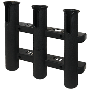 Sea-Dog Three Pole Rod Storage Rack - Black