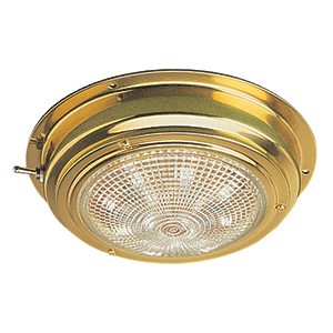 Sea-Dog Brass LED Dome Light - 4' Lens